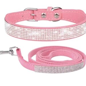 COLLAR Y TRAÍLLA FASHIONABLE PA67-C S-ROSADO/FUCSIA