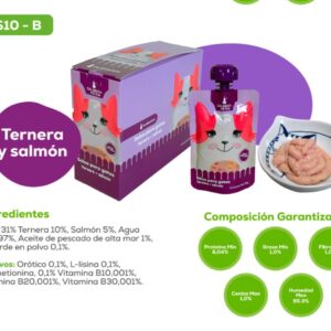 SALSA PARA GATOS TENERA Y SALMON