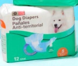 PAÑAL POST-QUIRURGICO Y ANTITERRITORIAL PARA PERRO X 12 UNDS TALLA S CM-MHIT-20S (AGOTADO)