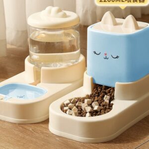 SET COMEDERO Y BEBEDERO PC142 AZUL (AGOTADO)