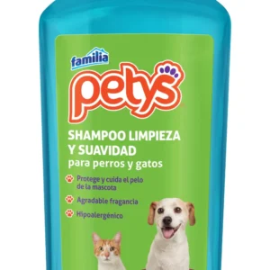 CHAMPÚ PETYS LIMPIEZA Y SUAVIDAD X 235ML