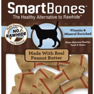SMARTBONES PEANUT BUTTER MINI 8PK