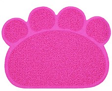 TAPETE DE FORMAS HUELLITAS PR30A ROSADO