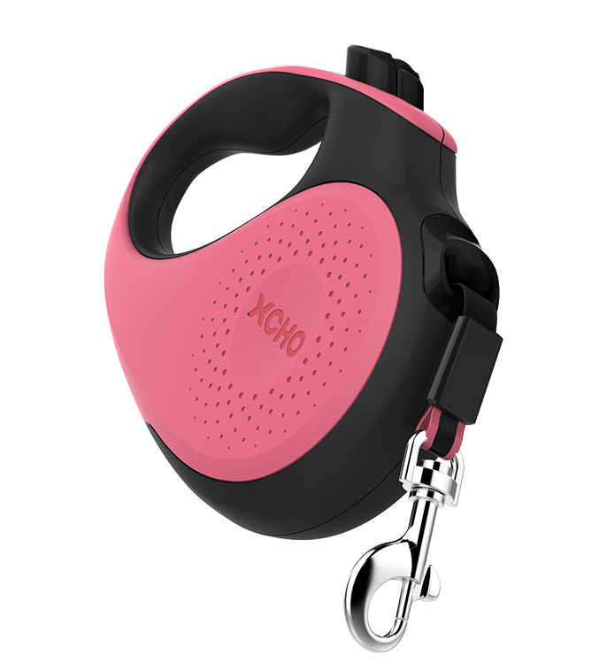 TRAÍLLA RETRACTIL XCHO ROSA  5 METROS  TALLA M 25KG (AGOTADO)