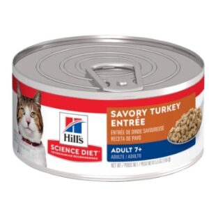 Hills fel Adult 7+ Savory Turkey Entrée lata x 5.5 oz