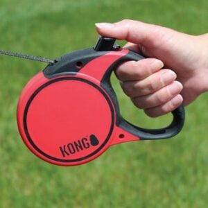 KONG CORREA RETRACTIL TERRAIN LARGE ROJA 50 KG KNG TRN LG RD