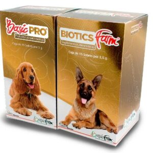 BasicPro+BioticsFarm Combo por 2 Cajas de 15 Sobres