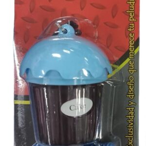 PORTABOLSAS EN FORMA DE CUPCAKE 2 REPU CM-ST-0005A  CELESTE