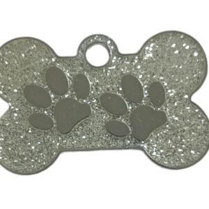 PLACA GRIS HUESO  BRILLANTE MEDIANO CON HUELLAS