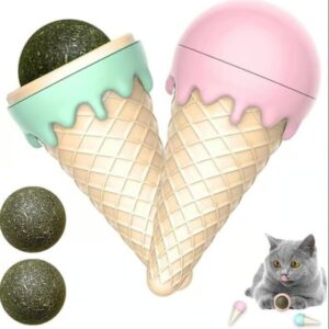 Juguete Bola de Catnip-Diseño helado para Gatos
