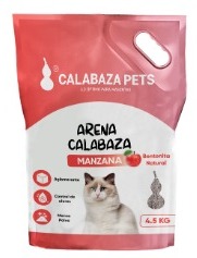 ARENA CALABAZA X 4.5KG MANZANA