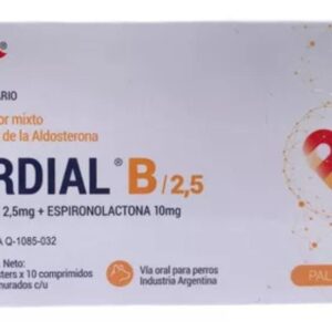 Cardial B 2,5 MG x 20 comprimidos