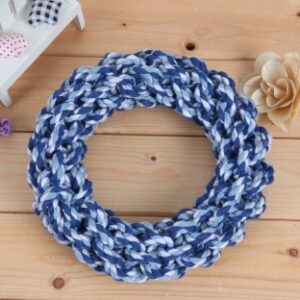 JUGUETE CIRCULO DE ALGODON AZUL (AGOTADO)