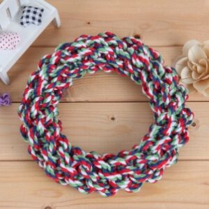 JUGUETE CIRCULO DE ALGODON ROJO (AGOTADO)