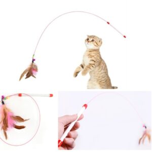 VARA DE ALAMBRE CON PLUMAS