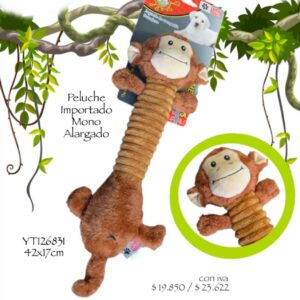 Juguete importado  peluche mono alargado YT126831 (AGOTADO)