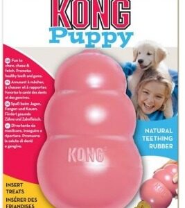 KONG PERRO CAUCHO PUPPY PORTAPASABOCAS MEDIUM CROSADO KP2