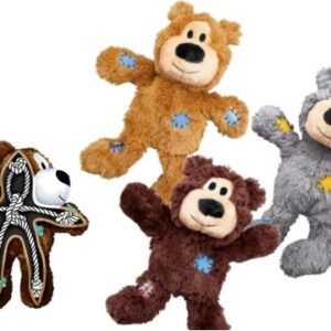 KONG PERRO PELUCHE ENLAZADO OSO DORADO NKR3 (AGOTADO)