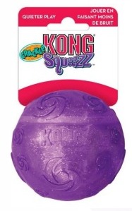 KONG PERRO CRACKLE PELOTA LARGE MORADO PCB1
