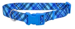 COASTAL PERRO STYLES HUESOS AZUL COLLAR MEDIUM 6621 PBO20