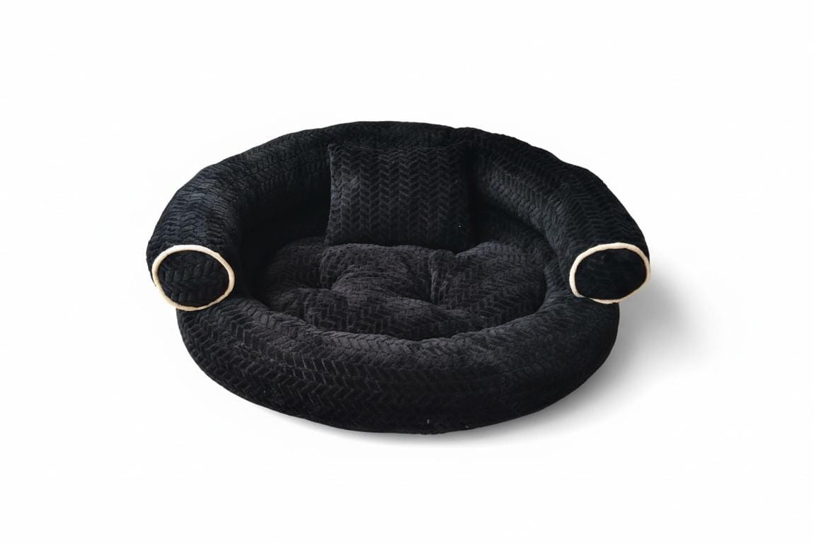 cama negra tipo safa XL