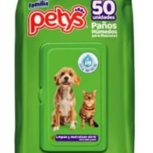PAÑITOS HUMEDOS FAMILIA PETYS X 50 UND