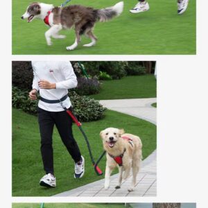 TRAÍLLA MANOS LIBRES FLEXIBLES-ROJO