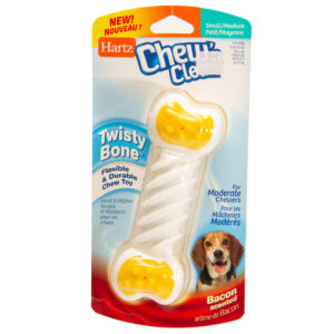 Juguete Hartz Twisty Bone Small-Medium Amarillo (AGOTADO)